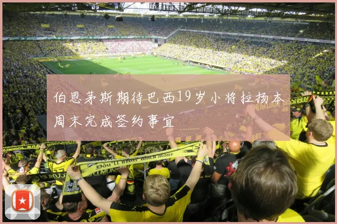 伯恩茅斯期待巴西19岁小将拉扬本周末完成签约事宜